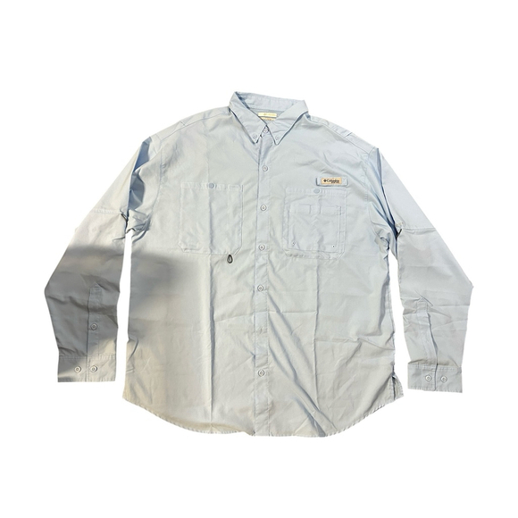 Columbia Mens PFG Sun Protection Button Down Shirt XL - Picture 2 of 5